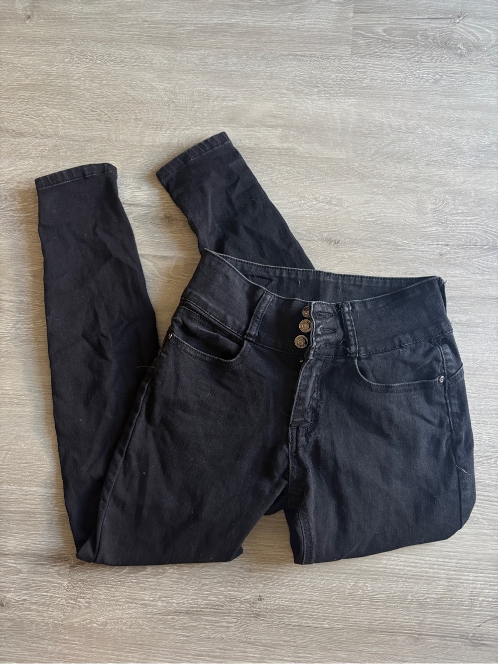 Women's High-Rise Black Jeans
